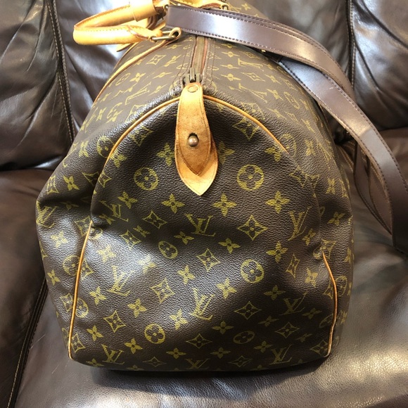 LOUIS VUITTON Keepall LV 55 Monogram Boston Travel Weekend Duffle Bag AUTHENTIC - Picture 11 of 17
